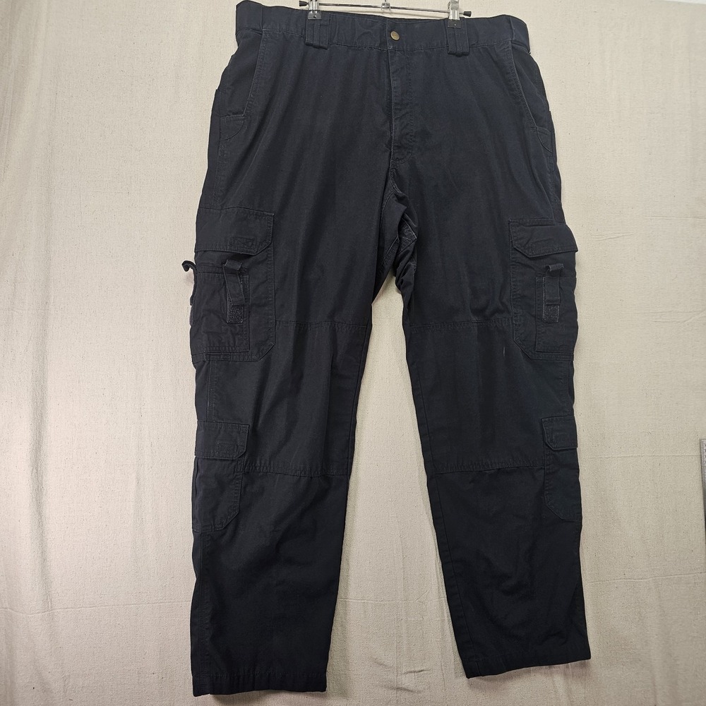 5.11 Tactical Pants Men's Sz 42x34 Black Taclite Cargo Ripstop Utility 74363-724
